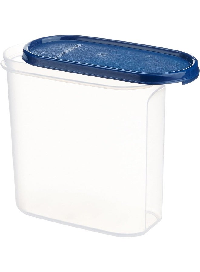 Signoraware Modular Oval No.3 Plastic Container 1.7 Litres Mod Blue - Image 1