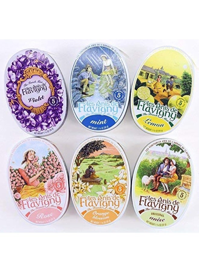 Les Anis De Flavigny Mints 6-Flavor Variety - Image 1
