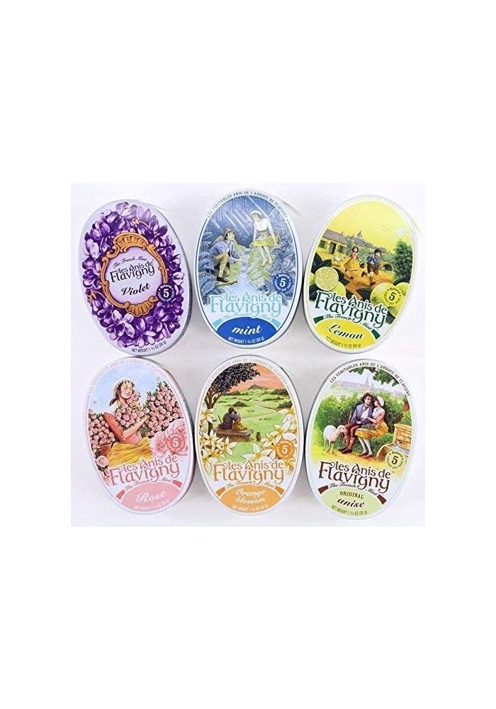 Les Anis De Flavigny Mints 6-Flavor Variety - Image 2