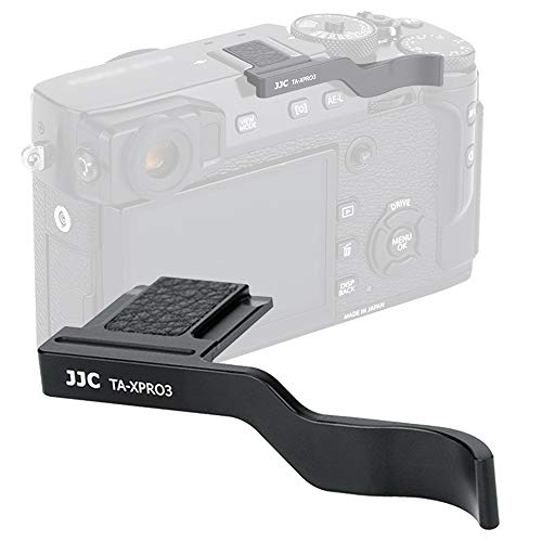 Fotasy JJC TA-XPRO3 Thumbs Up Grip for Fuji X-Pro3 X-Pro2 X-Pro1 Camera, Hot Shoe Thumb Grip Comaptible with Fujifilm XPro3 XPro2 XPro1, Made of Premium Aluminium Alloy, Silicone pad Size 66.128.39mm - Image 1