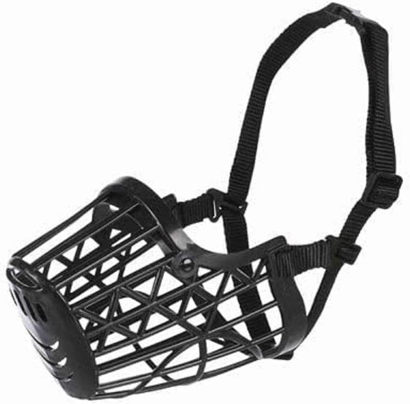 Trixie Plastic Black Muzzle for Dogs S-M - Image 4