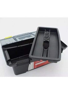 GLOWICK Glowick Household Small Hand Tool Storage Box Mini Tool Storage Box Hardware Bin Hammer Drill Wrench Accessories Organizer MultiLayer Professional Tools Storage Box 1Pcs  - Image 3