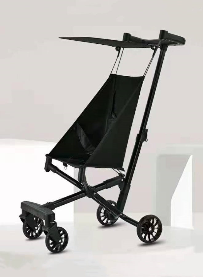 M MIAOYAN Carbon steel frame Oxford cloth body baby stroller for baby walking foldable portable hand push baby stroller (can be used from 0 to 6 years old) - Image 2