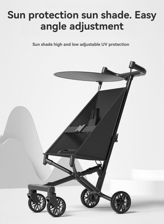 M MIAOYAN Carbon steel frame Oxford cloth body baby stroller for baby walking foldable portable hand push baby stroller (can be used from 0 to 6 years old) - Image 3