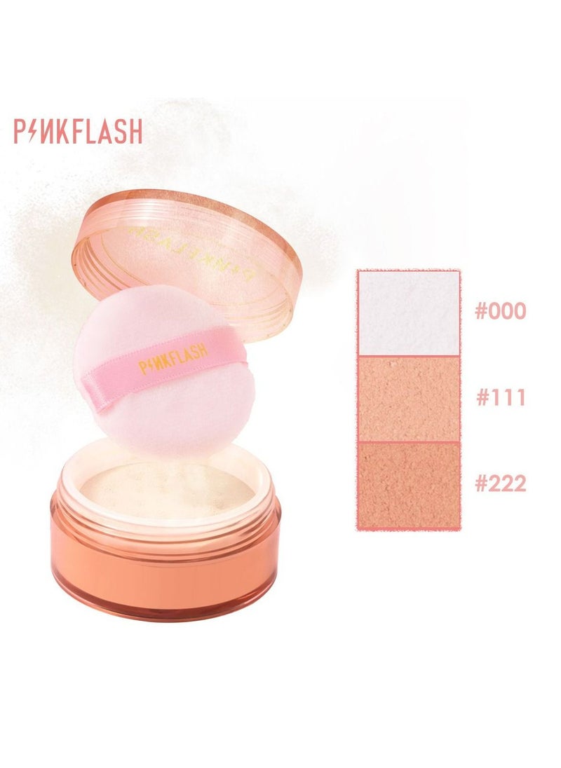 PINKFLASH - Pink Flash Oil Control Matte Loose Powder 2Pcs Translucent & Light Skin Tones - Image 1