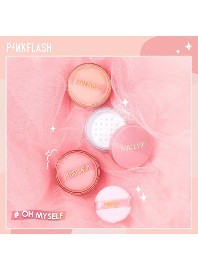 PINKFLASH Oil Control Matte Loose Powder ,Translucent - Image 3