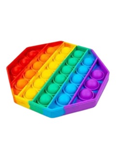 Push pop bubble Pop It Fidget Toy Hexagon Rainbow