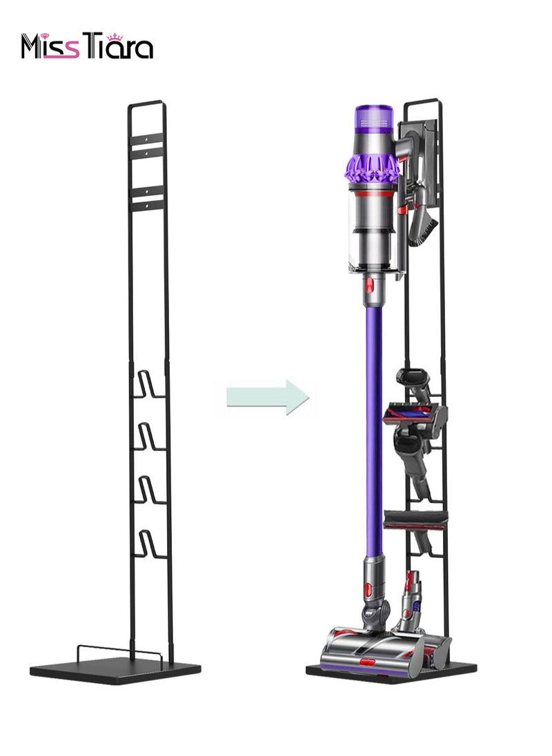 MissTiara Vacuum Cleaner Stand Stable Metal Storage Bracket for Handheld V6 V7 V8 V10 DC30 DC31 DC34 DC35 DC58 DC59 DC62 Cordless Vacuum Cleaner with Accessories  - Image 1