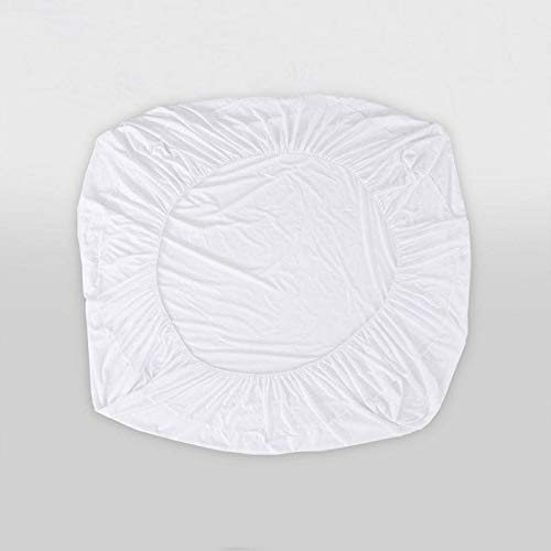 UNGROL Jaipur Linen Terry Cotton 100TC Fitted Mattress Protector Cal King_Light Grey - Image 4