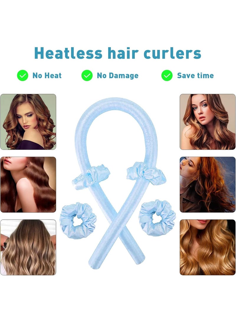 Heatless Curling Rod Headband Silk Curls Beauty Sleep Curler Hair Curlers Styling Tools Ribbon No Heat Hair Rollers for Women Long Hair Styling Tools - Image 2