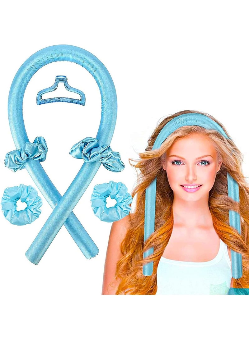 Heatless Curling Rod Headband Silk Curls Beauty Sleep Curler Hair Curlers Styling Tools Ribbon No Heat Hair Rollers for Women Long Hair Styling Tools - Image 1