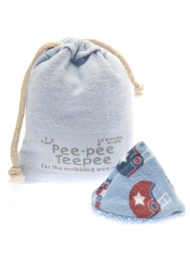 Beba Bean Pee Pee Teepee Football Blue with Laundry Bag 5 Pieces Baby boy Pee Shield Babyboy Essentials peepeeeteepee Baby boy Teepee Pee Shield Pee Covers - Image 2