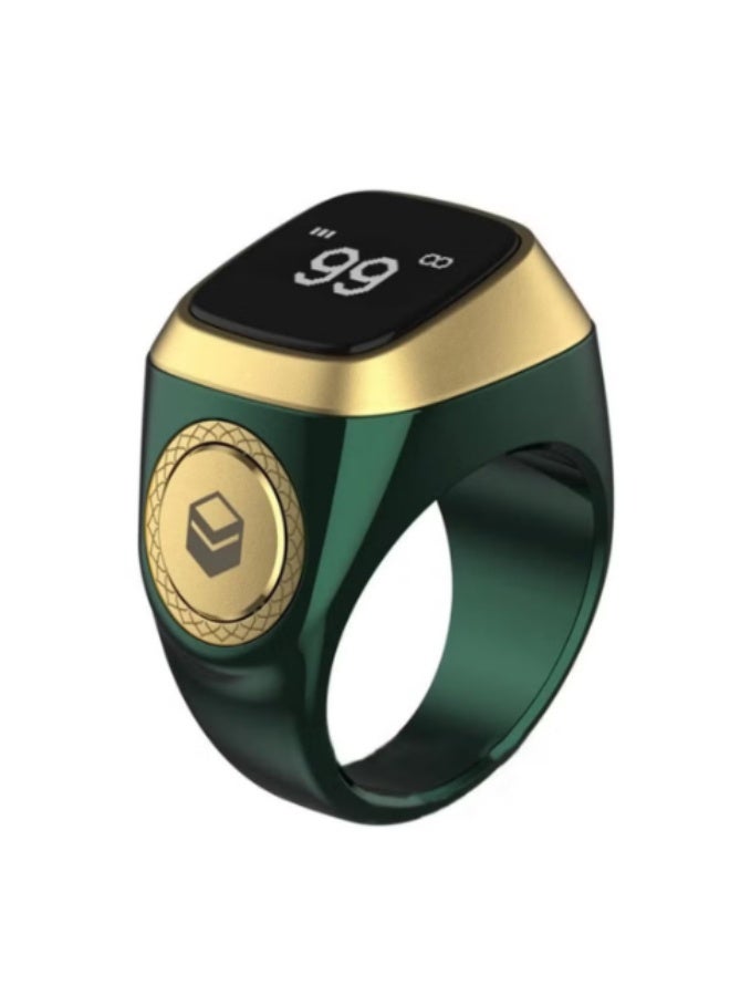 Smart Tasbih Zikr Ring, Muslim Prayer, Prayer timing reminder, OLED display, Tasbih Counter, Smart Ring, Wearable Technology, Waterproof Ring Size 22 - Image 3