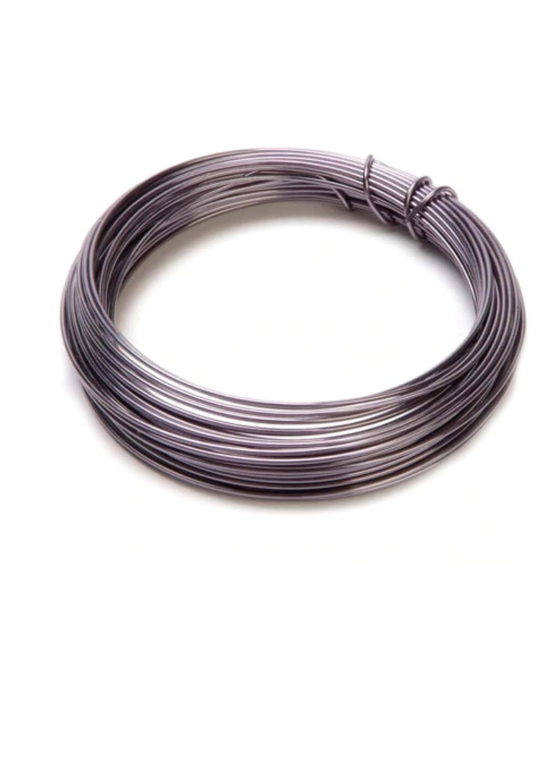 Copper Wire 20 Gauge Silver Grey 8 Yards Per Package - Image 1