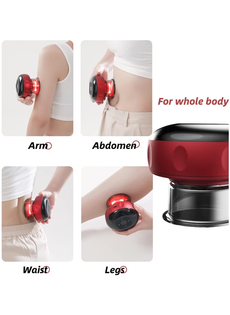 Generic - Smart Cupper Therapy Massage Device Intelligent Breathing Cupping Massage Instrument Vacuum Scraping For Neck Shoulder And Back Massage Wireless Large Suction Gua Sha Massage Tool For Pain Relief - Image 1