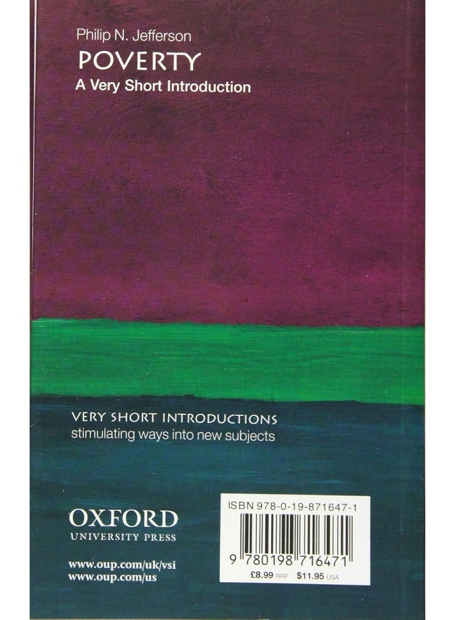 OXFORD UNIVERSITY PRESS Poverty: A Very Short Introduction  - Image 2