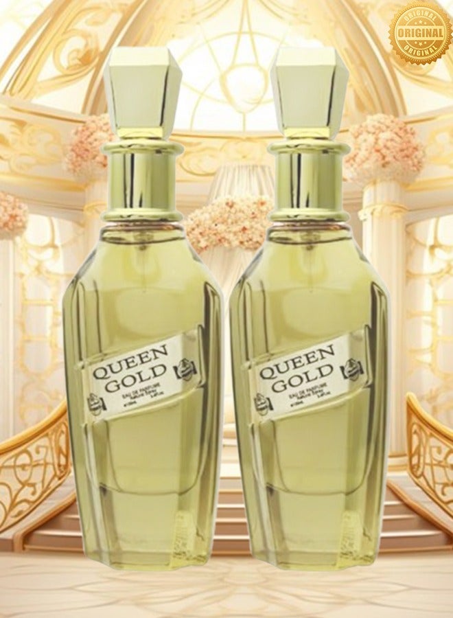 Queen 2 Pieces Queen Gold Perfume 100ml EDP - Image 1