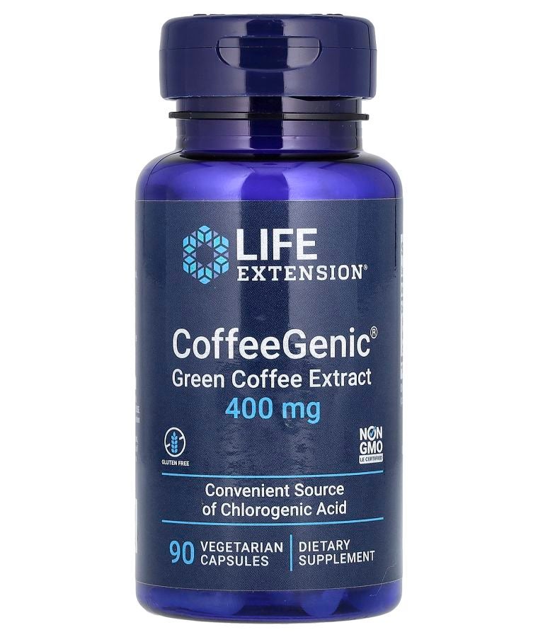 CoffeeGenic Green Coffee Extract 400 mg 90 Vegetarian Capsules