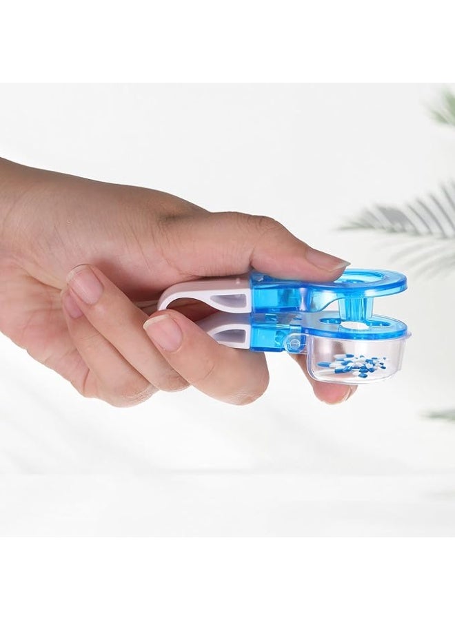 Portable Pill Taker 1 PCS Pill Puncher with Container Homecraft Poppet Pill Remover Pill Popper for Blister Packs Pills Pack Opener Assistance Tool Easy to Take Out Pills from Package - Image 4