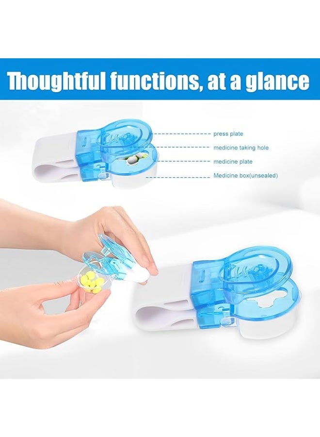 Portable Pill Taker 1 PCS Pill Puncher with Container Homecraft Poppet Pill Remover Pill Popper for Blister Packs Pills Pack Opener Assistance Tool Easy to Take Out Pills from Package - Image 3