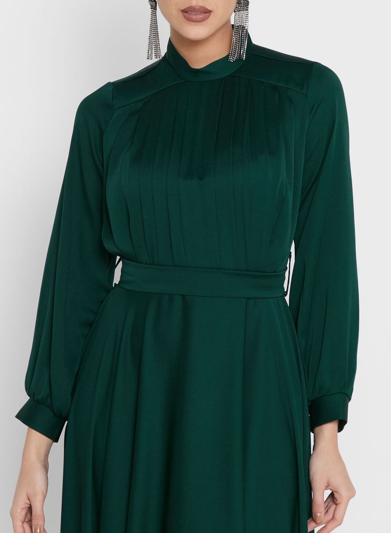 Khizana Emerald Green Maxi Dress  - Image 3