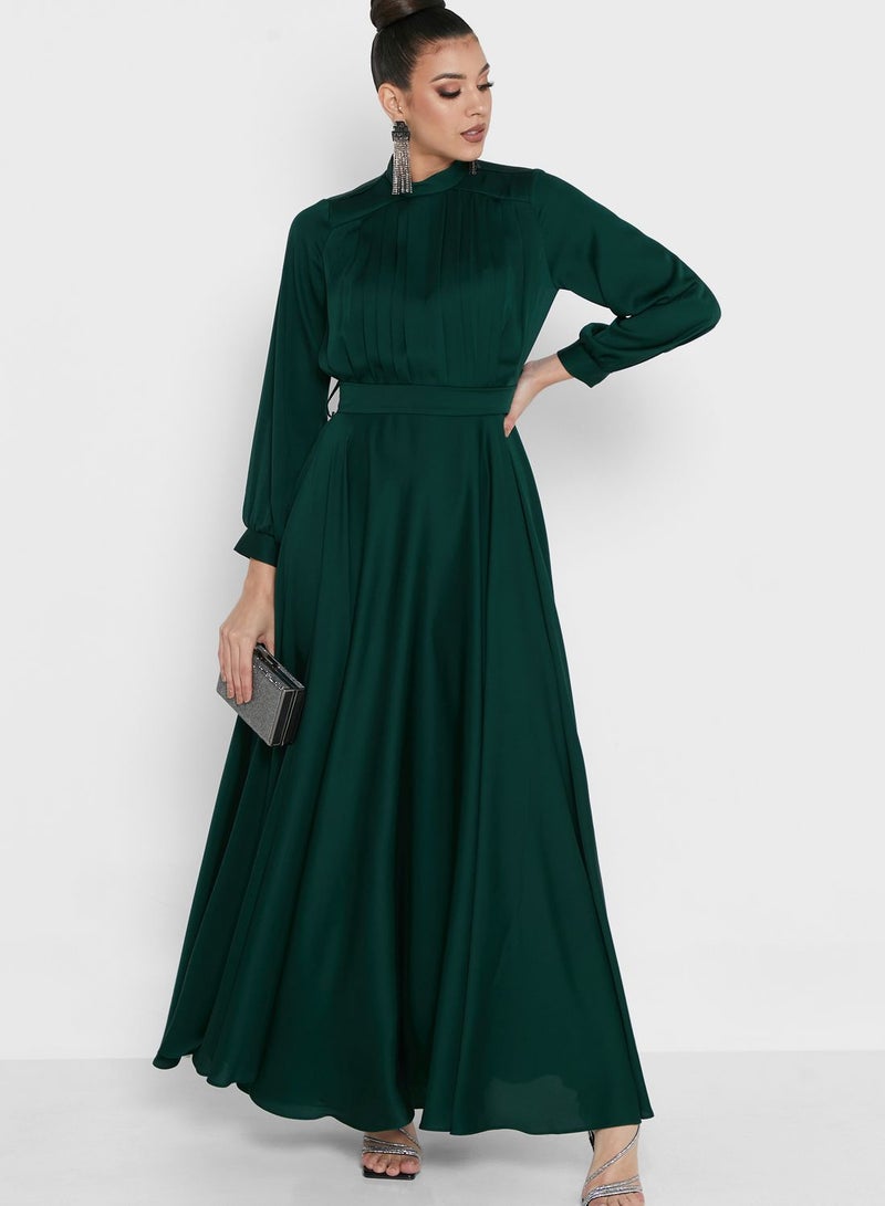 Khizana Emerald Green Maxi Dress  - Image 4