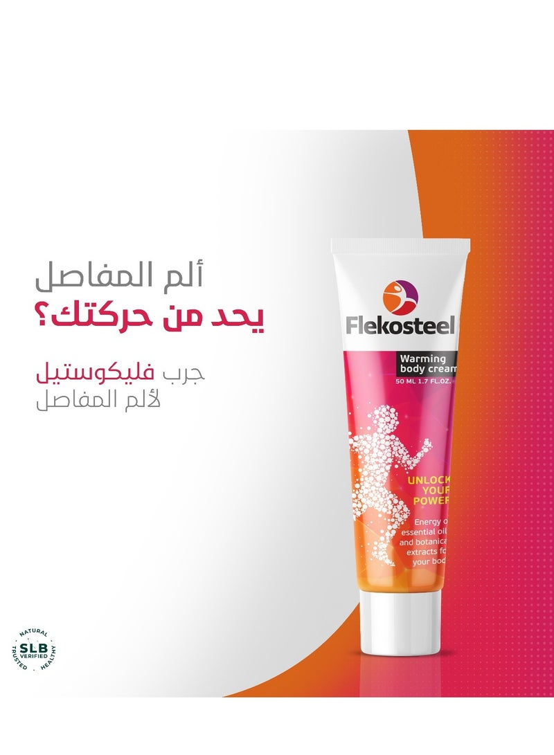 Flekosteel Flekosteel Cream for Body Warming Arthritis Back and Cartilage Pain Relief Russian brand Handel (50) ml (5 Pieces)  - Image 5