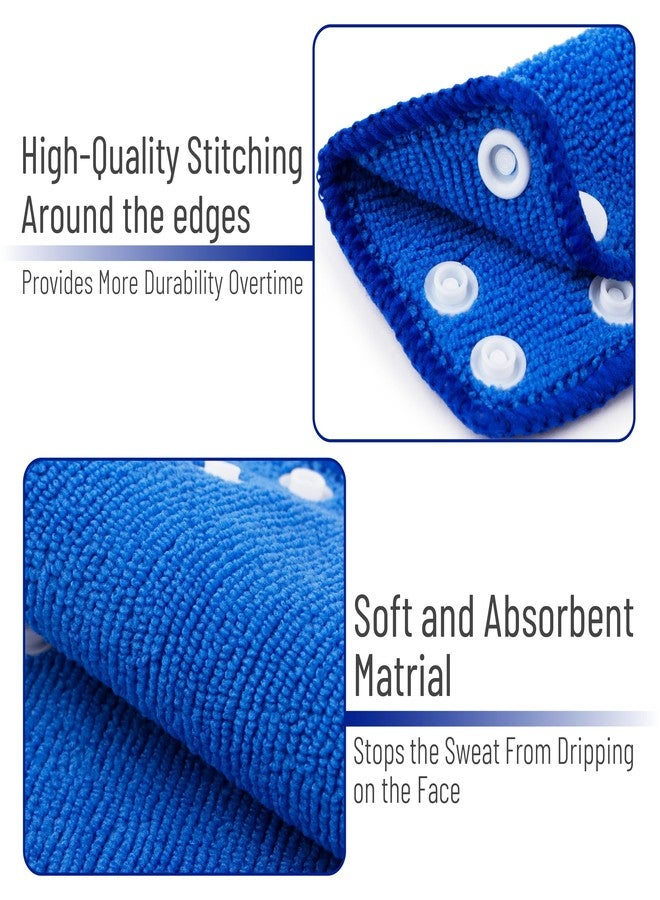 UNCO- Hard Hat Sweatband, 6 pcs, Blue, Hard Hat Liner, Hard Hat Accessories, Sweatbands for Hats, Hardhat Sweatbands Washable, Reusable Hardhat Sweatbands, Sweat Bands for Hard Hats - Image 4