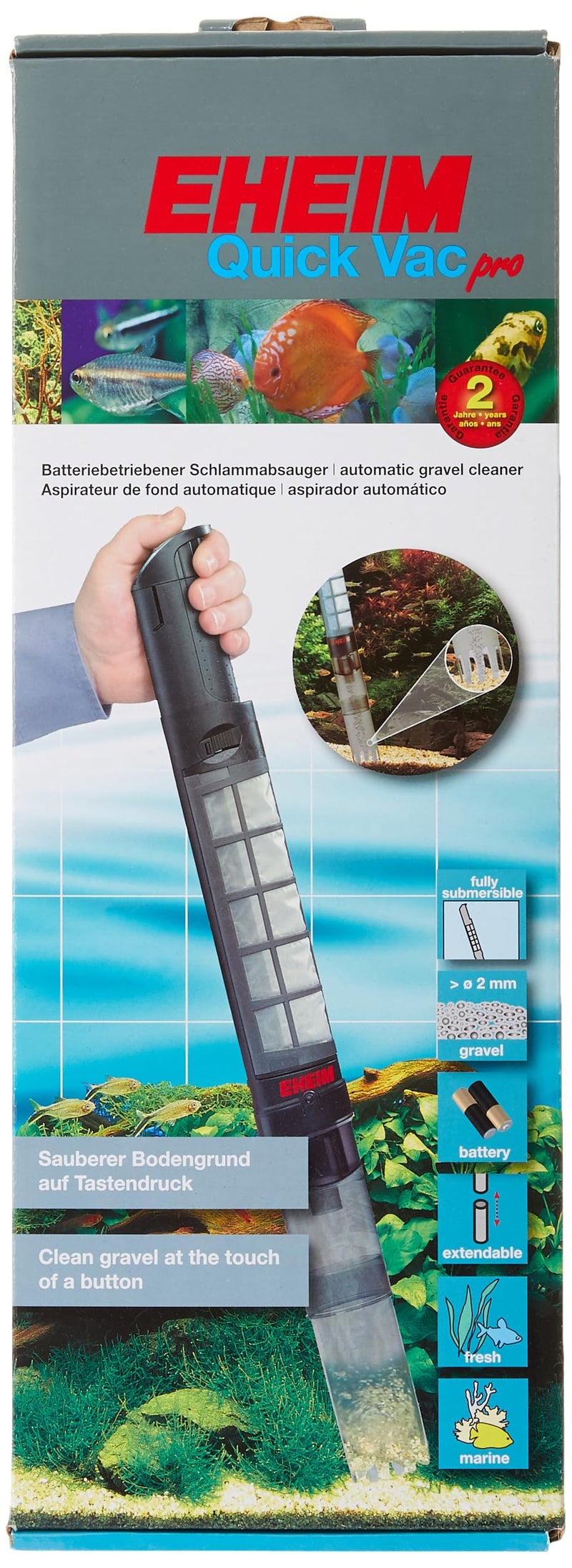 EHEIM Quick Vac Pro Automatic Gravel Cleaner and Sludge Extractor PetOverstock - Image 2