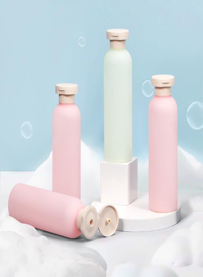 ASEVAT 6.7 oz Plastic Shampoo and Conditioner Squeeze Bottles, Plastic Leak Proof Travel Bottles for Toiletries, Plastic Bottles with Caps for Lotion, Cream and Liquids (4Pcs) - Image 4