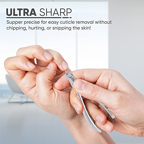 ZMOI Cuticle Nippers – Professional Cuticle trimmer – Premium Stainless Steel Cuticle Remover Tool – Cuticle Cutter for Cuticle Trimming and Hangnails (Single Spring - Haft Jaw 5mm) - Image 5
