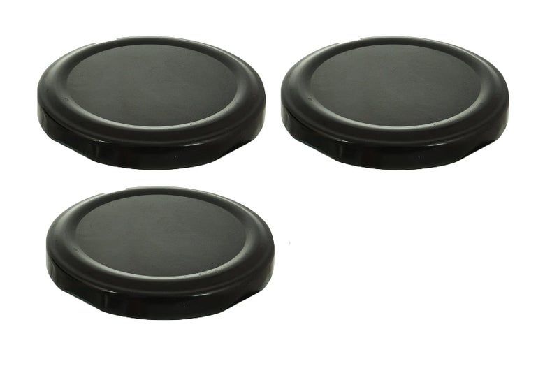 Machak Glass Jar Lids Only 63mm For 63 mm Mouth Jars (Black, 3 pcs) - Image 5
