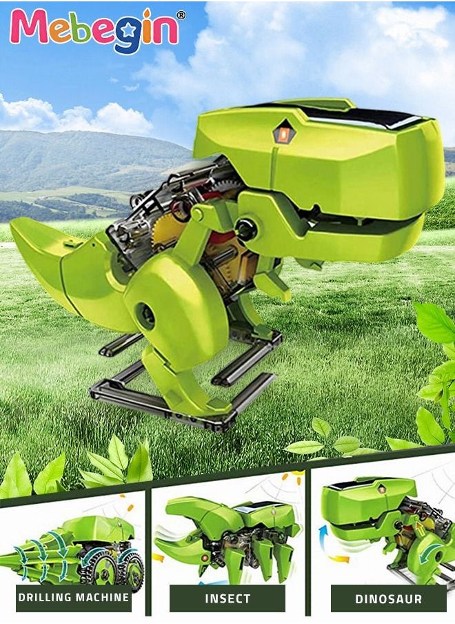 MEBEGIN - DIY Assembled Toys, 3-in-1 Deformed Dinosaur Toy, Creative Building Educational Science Kit, Fun Parent-child Interactive Toy, Ideal Gift for Kids Aged 8+ - Image 1