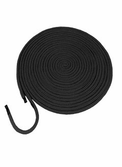KASTWAVE 2 Roll 10M Soft Black Cotton Rope, for Wall Hanging, Decor Crafts Projects Macrame Knotting and Home Decoration  - Image 2