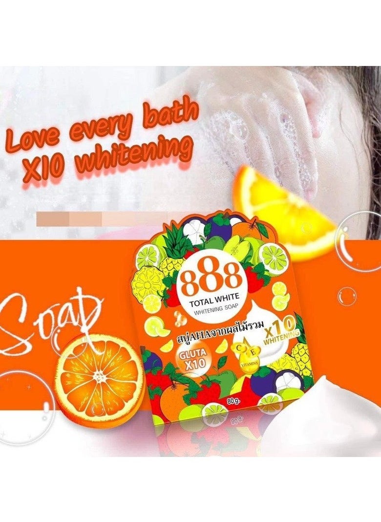 888 توتال وايت صابون تبييض 10x تبييض 80 جرام  - Image 2