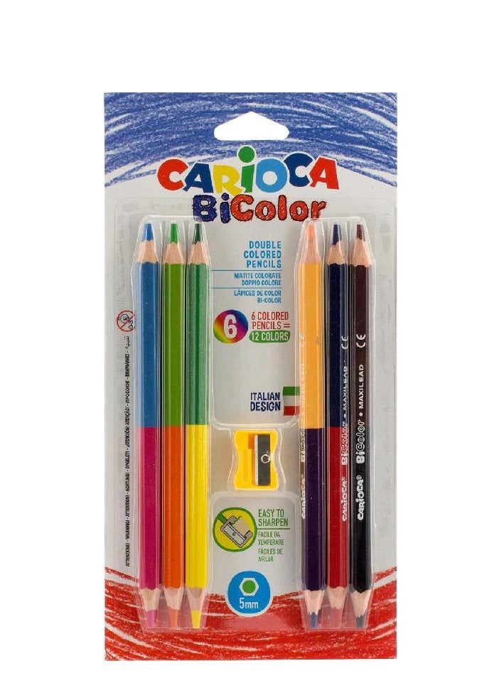 كاريوكا مجموعة أقلام الرصاص الملونة بألوان زاهية متنوعة
