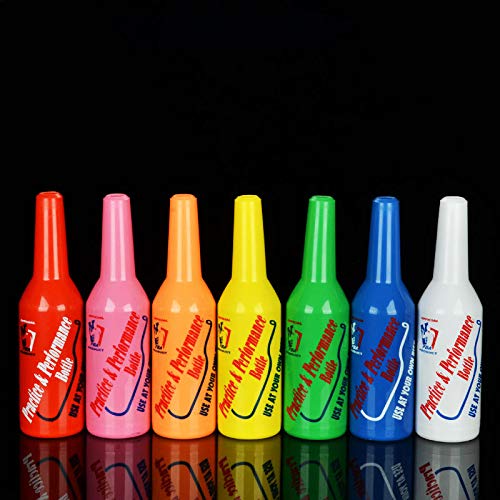THW THW Bartender Practice Performance Bottle Unbreakable Weighted Balanced Flair Bottle for Safe Practice Orange Color Ideal for Bartending Students and Professionals  - Image 4