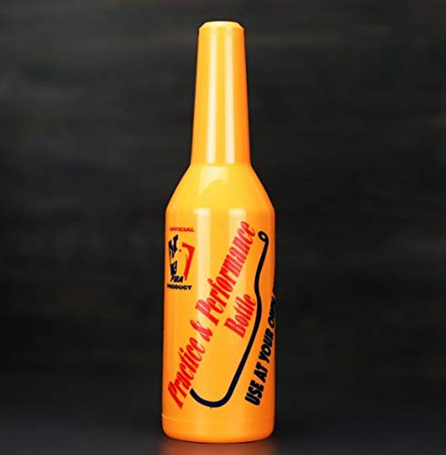 THW THW Bartender Practice Performance Bottle Unbreakable Weighted Balanced Flair Bottle for Safe Practice Orange Color Ideal for Bartending Students and Professionals  - Image 1