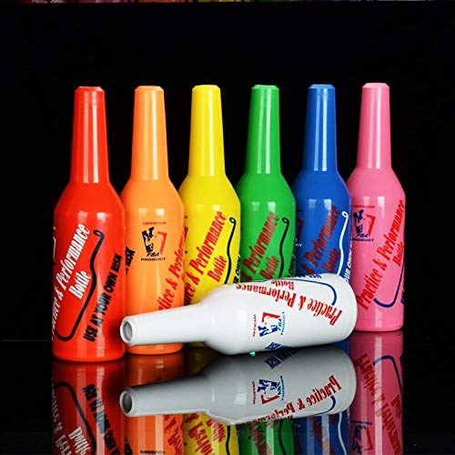 THW THW Bartender Practice Performance Bottle Unbreakable Weighted Balanced Flair Bottle for Safe Practice Orange Color Ideal for Bartending Students and Professionals  - Image 5