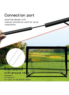 Soofam Portable Foldable Football Goal for Training, with Net, Indoor and Outdoor  - Image 3
