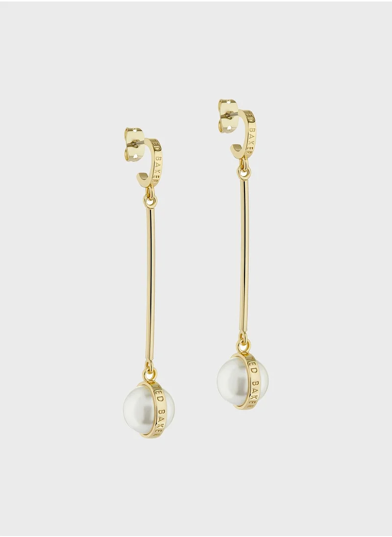 Ted Baker Perllie  Pearl Long Drop Earrings
