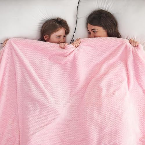 BSB Home Polyester Premium Plush Double Blanket|300 GSM Lightweight Cozy Ultrasoft for Bed, Sofa, Travel & Camping| 230x220 cm |Peach| TC - 220 - Image 2