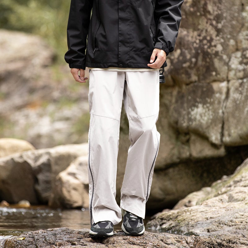 Unisex Quick-Dry Mountain Hiking Trousers Khaki  - Image 2