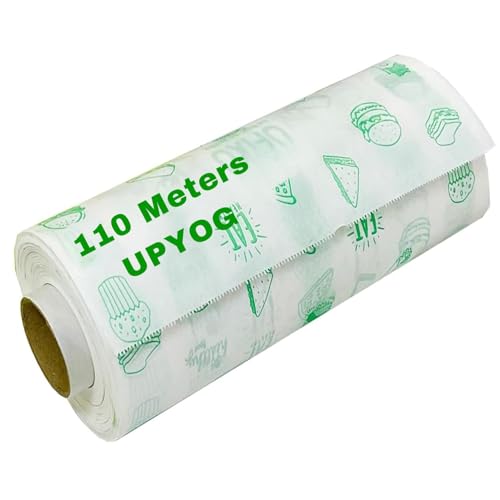 Upyog Premium Non-Stick Butter Wrapping Roll - 110 Meters, Food Wrap, Re-heatable, Parchment Paper Bulk - Image 1