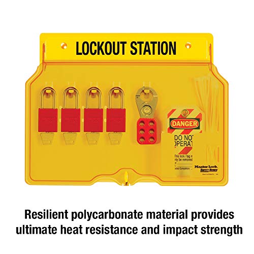 Master Lock 1482BP1106 Lockout Tagout Padlock Station - Image 3