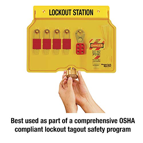 Master Lock 1482BP1106 Lockout Tagout Padlock Station - Image 2