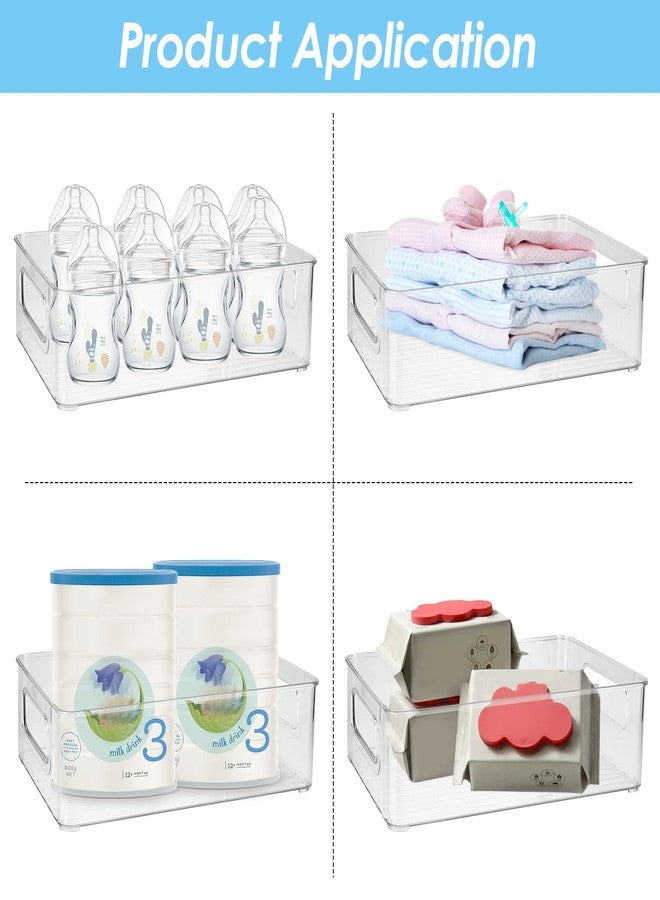 CTTZCKJ Baby Bottle Organizer Plastic Storage Center for Baby Bottles and Food Jars Baby Bottle Organizer for Cabinet, Perfect Organizer for Kitchen Cabinet, Pantry, Refrigerator, and Countertop（2 pcs） - Image 4