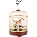 PowerTRC Singing Chirping Bird in Cage Realistic Sounds Movements Sound Activated Battery Operated Great Desk and Room Accessory Pet Caged Bird Toy 10 x 7 - Image 4