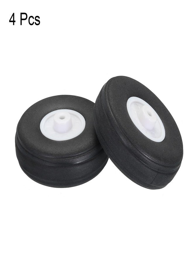 MECCANIXITY RC Airplane Wheels 1.5" OD RC Airplane,Aircraft PU Sponge Wheels,Tire Tail Wheel RC Aircraft Foam Wheel Replacement for DIY RC Model Plane Aircraft Pack of 4 - Image 3