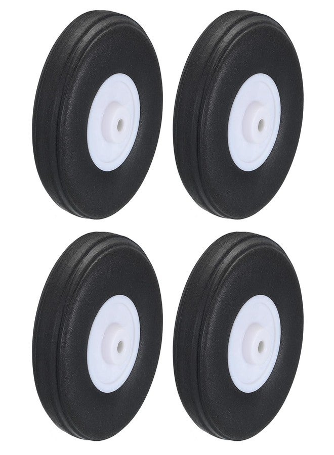 MECCANIXITY RC Airplane Wheels 1.5" OD RC Airplane,Aircraft PU Sponge Wheels,Tire Tail Wheel RC Aircraft Foam Wheel Replacement for DIY RC Model Plane Aircraft Pack of 4 - Image 1